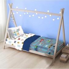 Sunny Side Up Toddler Bed Set 4pc Road Cars Transportation NEW