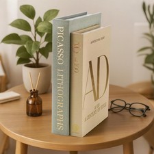 Lshfjnd Decorative Books for Home Decor - Coffee Table Books Faux/Fake - Aest...
