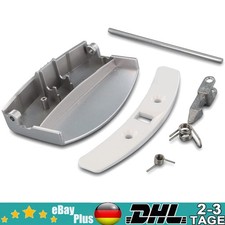 für AEG Türgriff Set Handgriff 4055085551 für Waschmaschine Grau Silber