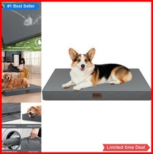 Outdoor Waterproof Orthopedic Dog Bed Large 36x27 Inch Egg Crate Foam Senior