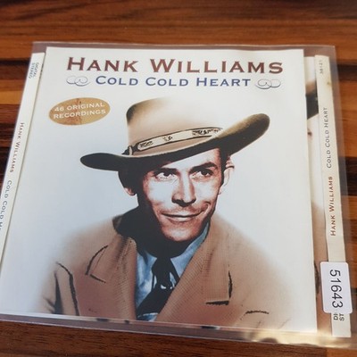 HANK WILLIAMS cold cold heart VG+/EX (2CD, Country, Performance)