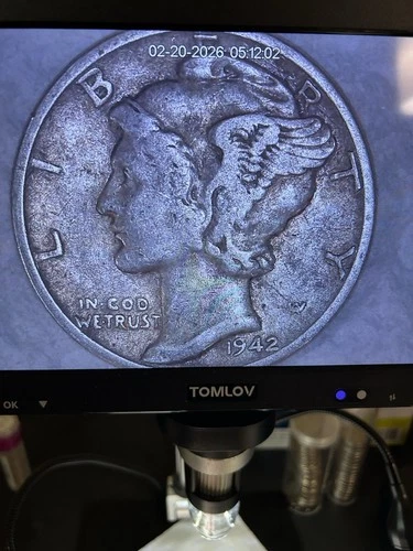 1942  Silver Mercury Dime VF Auction Find Free Shipping