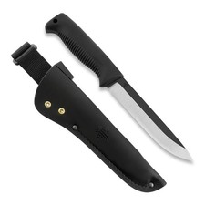 Peltonen Knives M95 Ranger Puukko mit 80CrV2-Klinge, TPE-Griff, Lederscheide