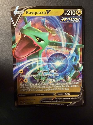 Rayquaza V 100/159 Crown Zenith Holo