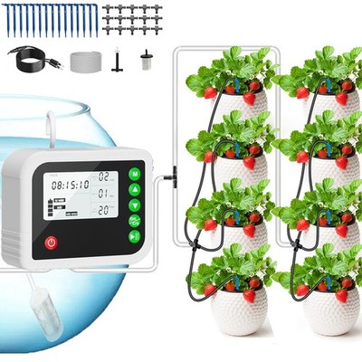Micro Automatisch Bewässerungssystem Tropfschlauch Bewässerung Timer Set Garten