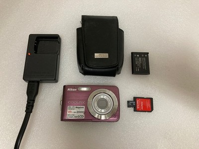 Nikon COOLPIX S210 Plum Camera 8 MP