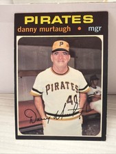 1971 Topps #437 Danny Murtaugh Pirates Manager Card  NRMT