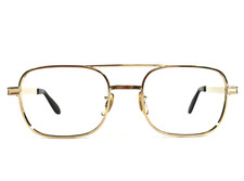 Vintage Tart Optical Eyeglasses Frames 911-T USA 5 3/4 Shiny Gold 54-20-133