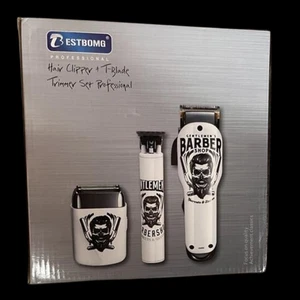BESTBOMG Clippers pour cheveux professionnel, Cliper pour cheveux, Cord de tailleur de barbe/sans corde