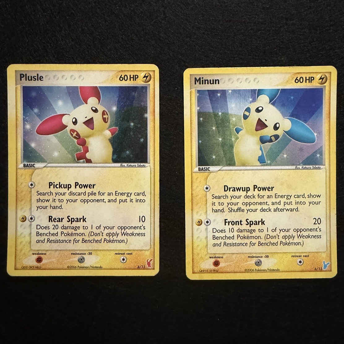 Pokemon TCG EX Trainer Kit Plusle & Minun 6/12 (2006)