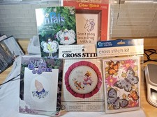 Lot of 5 Counted Cross Stitch Kits Crafters Square, Designs For The Needle, Etc