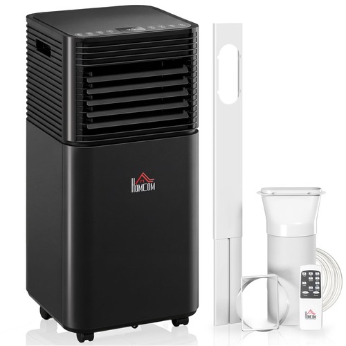 HOMCOM 8000 BTU Portable Air Conditioner for Rooms up to 344 Sq.Ft., 4in1 Mob...