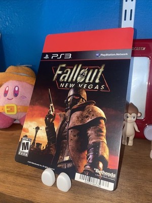RARE Fall Out New Vegas Blockbuster Store Display Backer Card PS3