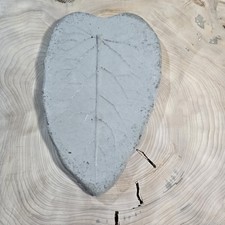 Hand Made Cement Leaf Walking Stone