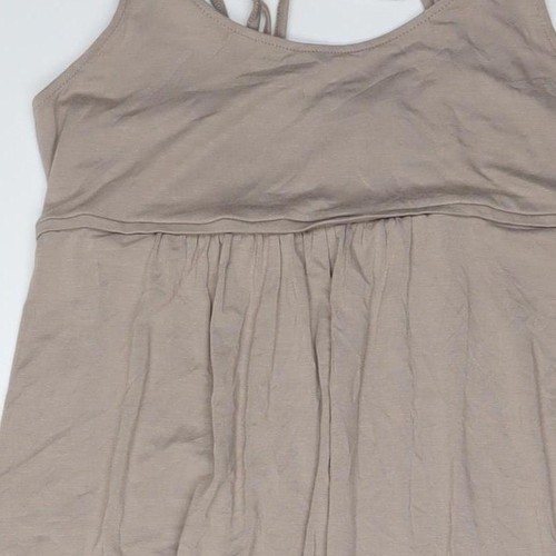 Calvin Klein Women's Beige Maxi Slip Dress, Size 10 - Picture 7 of 12