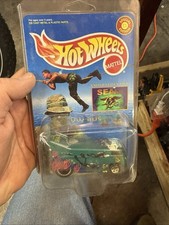 Hot Wheels VW Drag Bus Foreign - 14912 Never Removed from Pack 1995 Blue 1:64