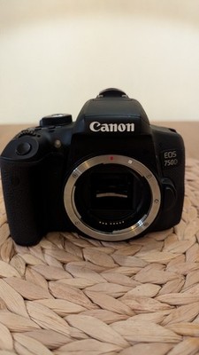 Canon EOS 750D Digital SLR Camera EF-S 18-55mm - Schwarz - Wie neu