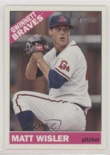 2015 Topps Heritage Minor League Edition Gum Damage Back Matt Wisler #154 0c6