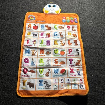Interactive ABC & 123 Talking Poster & Musical Wall Chart, Learning Toy 15x23 