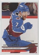 2025-26 Upper Deck Series 1 Exclusives 66/100 Devon Toews #38 03uh