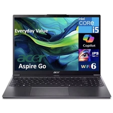 Acer Aspire Go 15.3" Intel Core i5-1334U 1.30GHz 64GB 1TB SSD W11P Laptop, Gray