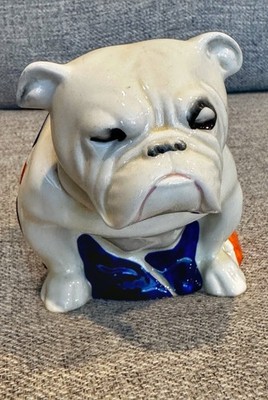 Antique Royal Doulton Bulldog Jack Union Flag Winston Churchill