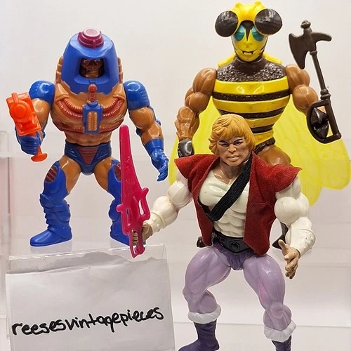 Vtg 80s Motu Masters Of The Universe Original He-Man Action Figures Lot 12-4