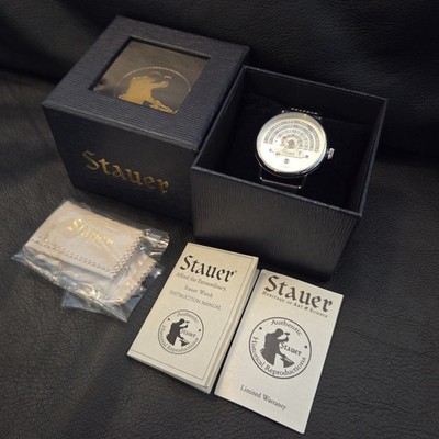 *Rare* STAUER Aristarchus Hemicycle Mens 43526 Self-Winding Watch W/ Box WORKING