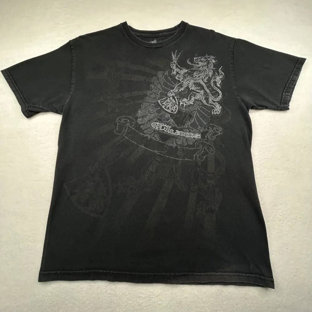 レア】311 “From Chaos” Tシャツ　 Y2K アメリカ製 Chaos men's VINTAGE Y2K Medium Black Crest Graphic T-shirt Gothic