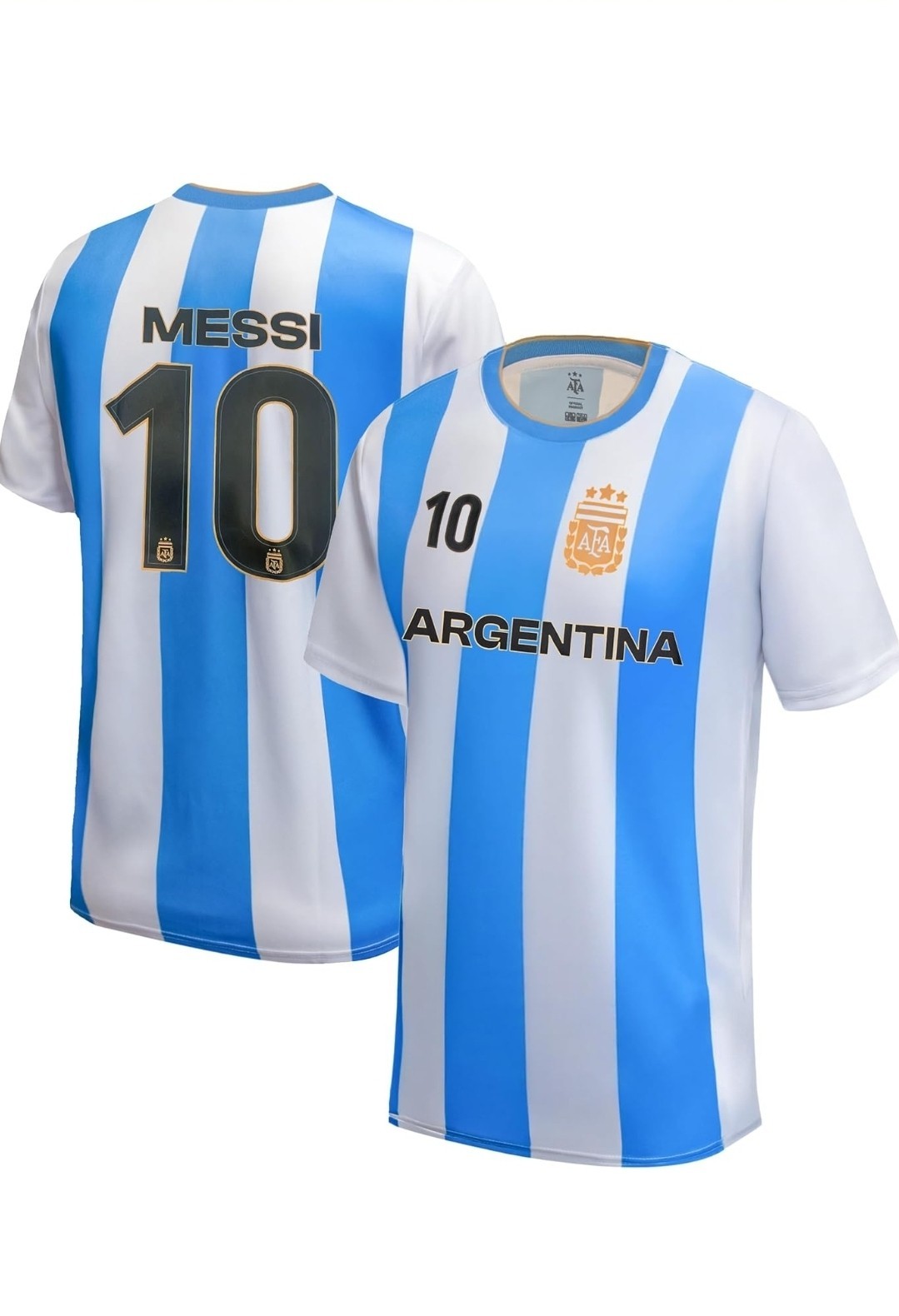 Lionel Messi #10 XL Game Day Shirt Jersey World Cup National Team Argentina 