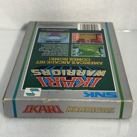 Ikari Warriors 1⭐️NICE Complete CIB 3 Screw Hangtab ⭐️Nintendo NES Original Box