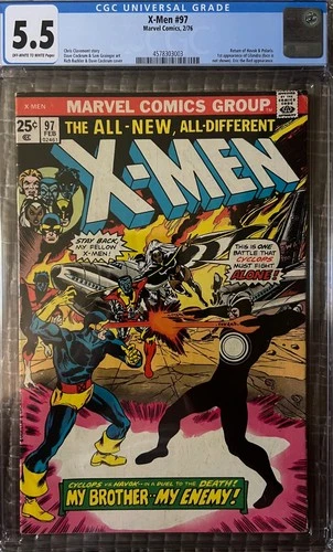 The All-New All-Different X-Men #97  CGC graded 5.5 (Marvel Comics Feb 1976)