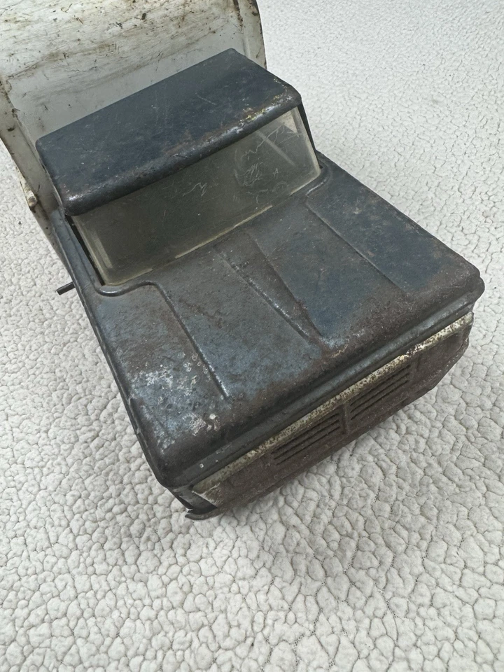 Vintage Structo 1960's Sanitation Garbage Truck Pressed Steel Diecast 20" Long - Image 3 of 4