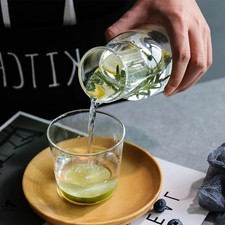 Bedside Water Carafe And Glass Set For Nightstand Bedroom Household Glass J