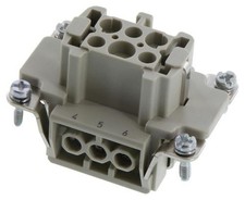 1pc Harting 09330062701 Heavy Duty Connector, 6 Pe Signal, Ul508, Han E Ser