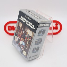 NES Nintendo WHERE IN TIME IS CARMEN SANDIEGO? + PROTECTIVE CASE! NEW & Sealed