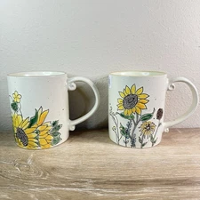 InHomeStylez Spectrum Designz Sunflowers Floral  Ceramic Mugs/Cups