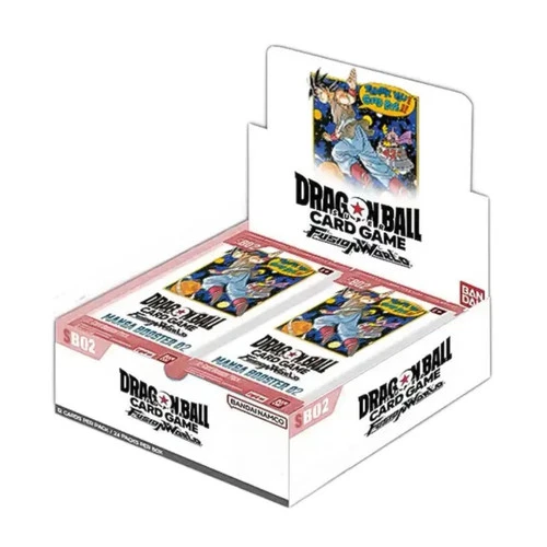 Dragon Ball Fusion World SB02 Box Manga Booster Pack 02 ENG + Promo Omaggio