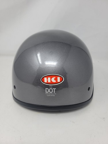 Harley Davidson Half Helmet Size 100 M 57-58 CM. DOT 2015 Phantom Chrome w/ Bag - Picture 4 of 8