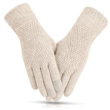 Tavaleu Womens Winter Gloves - Gloves for Women Cold Weather, Warm Touch Khaki