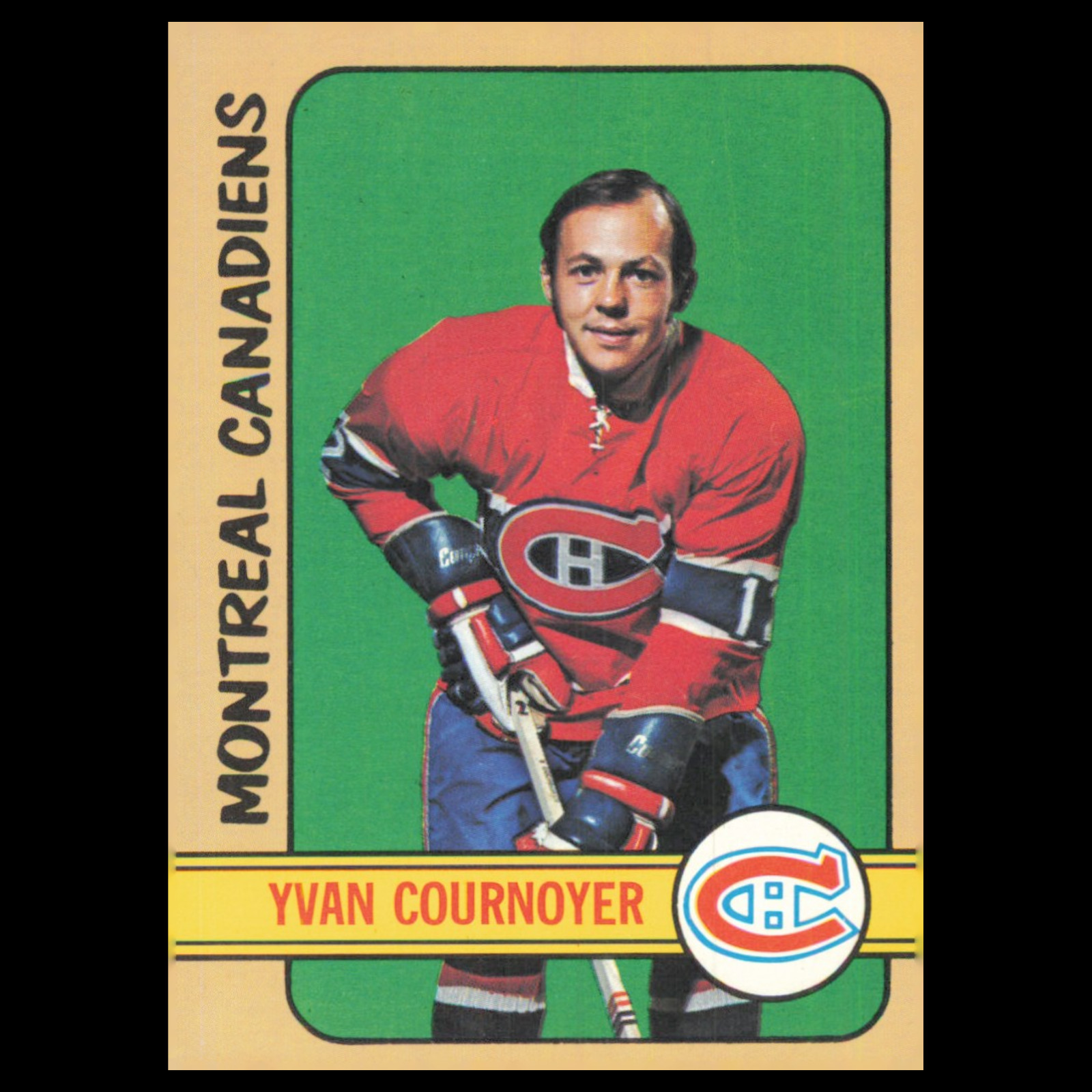 Yvan Cournoyer #10 1972 Topps Montreal Canadiens Hockey Card NHL NM