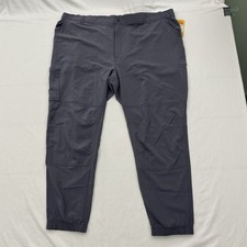 Carhartt Jogger Scrub Pants Mens 3XL Gray Force Cross Flex Modern Fit Drawstring