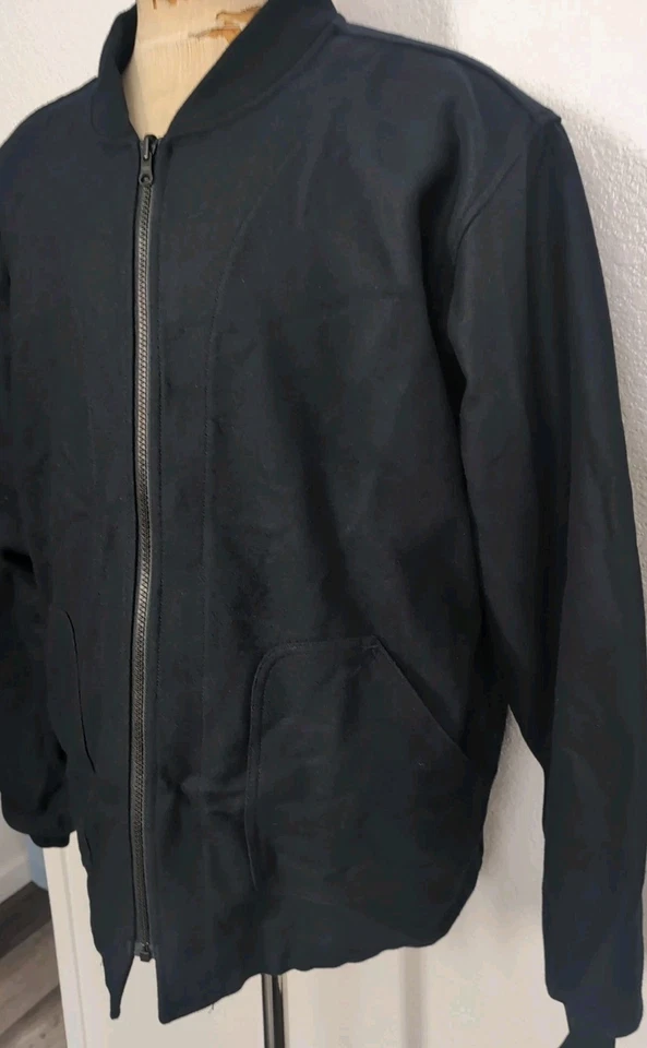 Filson Virgin Wool Blue Zip Up Jacket Liner - Image 3 of 4