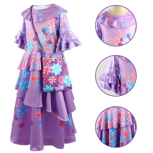 Girls Princess Cinderella Rapunzel Belle Fancy Dress Up Party Birthday Costume - Picture 61 of 161