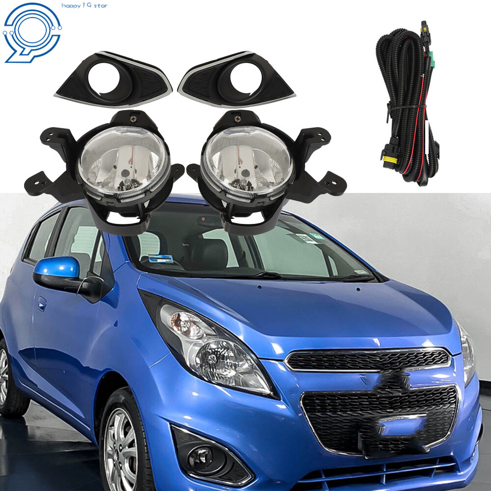 2013-2015 Spark LED Daytime Running Lights LED DRL Fog Lamp Bezels ...