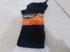 Golf Cleaning Towel with Clip 25 X 16 Blue New From Golf Digest