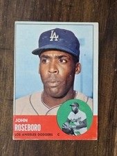1963 John Roseboro #487 Dodgers High Number EX+