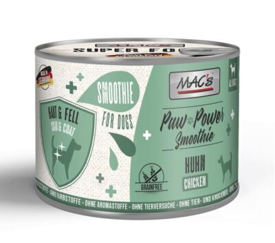 Macs Dog Paw Power Smoothie Huhn - Haut & Fell | 6x 200g