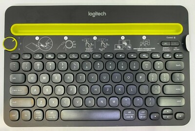 Logitech K480 Wireless Universal Keyboard Multi Device Bluetooth Black EUC