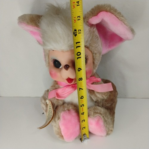 Vintage Rushton Stuffed Mouse Rubber Face Plush From 1978 W/ Tag, 14 Inches Tall - Picture 15 of 17